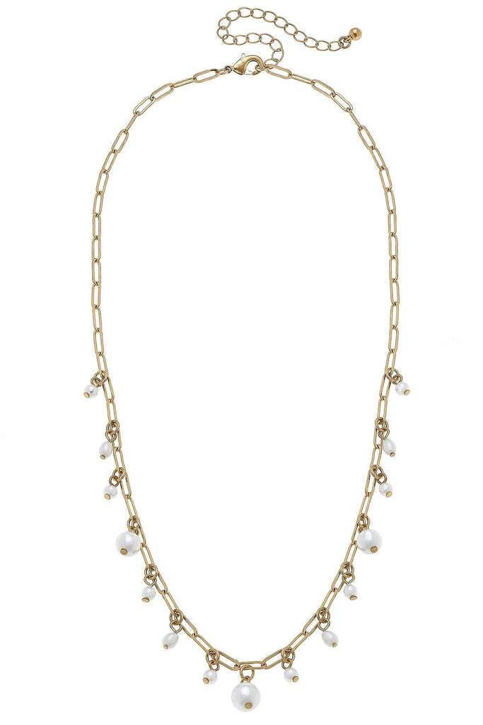 Audrey Pearl Drip Necklace - Canvas Style