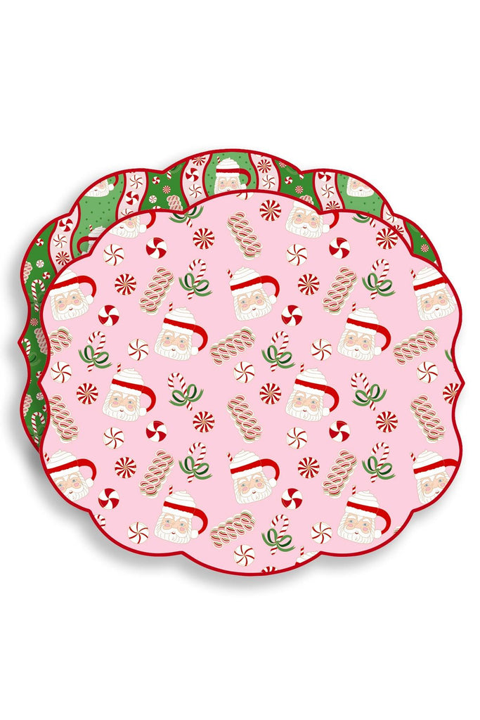 Christmas Sweets Double-Sided Paper Placemats (Set of 12) - Canvas Style
