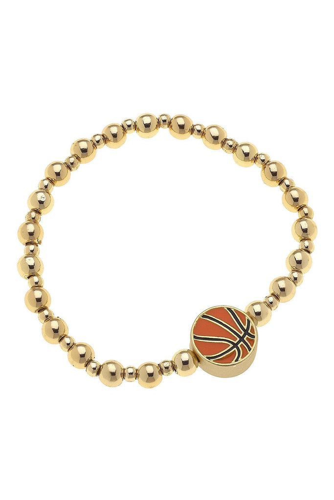 Eloise Basketball Children's Stretch Bracelet - Canvas Style