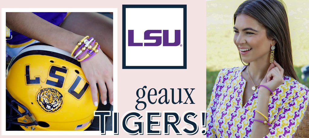 LSU Tigers Jewelry, Game Day Jewelry, Tailgate Fashion