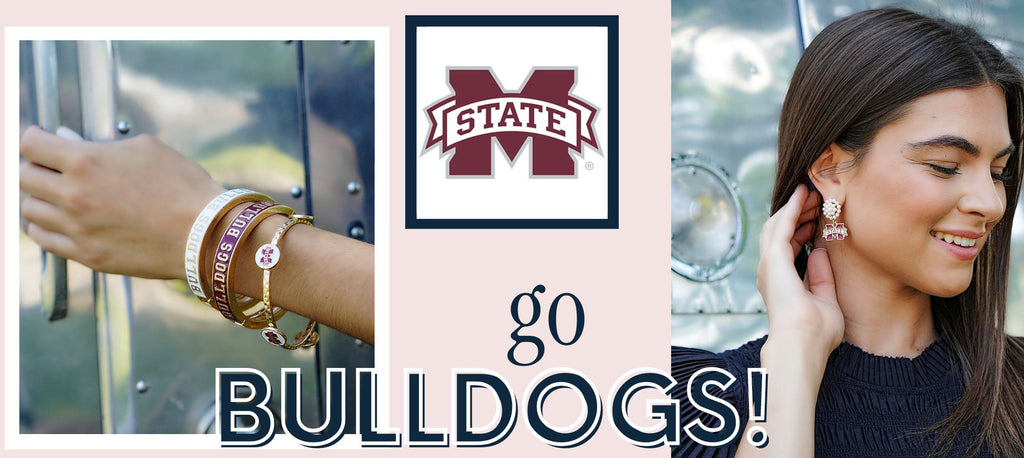 Mississippi State Bulldogs Jewelry, Game Day Jewelry, Tailgate Fashion