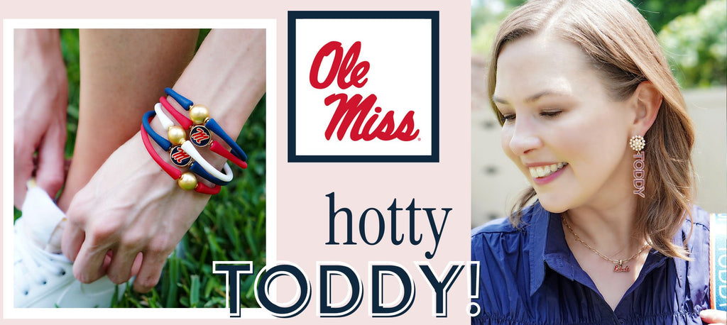 Ole Miss Rebels Jewelry, Game Day Jewelry, Tailgate Fashion