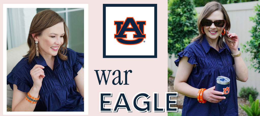 Auburn Tigers Jewelry, Game Day Jewelry, Tailgate Fashion