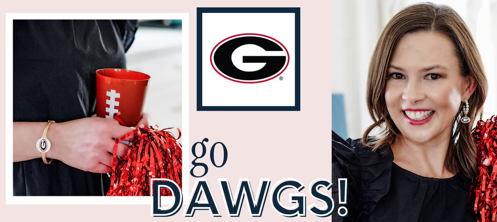 Georgia Bulldogs Jewelry, Game Day Jewelry, Tailgate Fashion