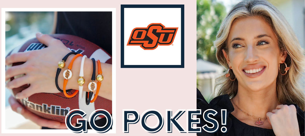 Oklahoma State Cowboys Jewelry, Game Day Jewelry, Tailgate Fashion