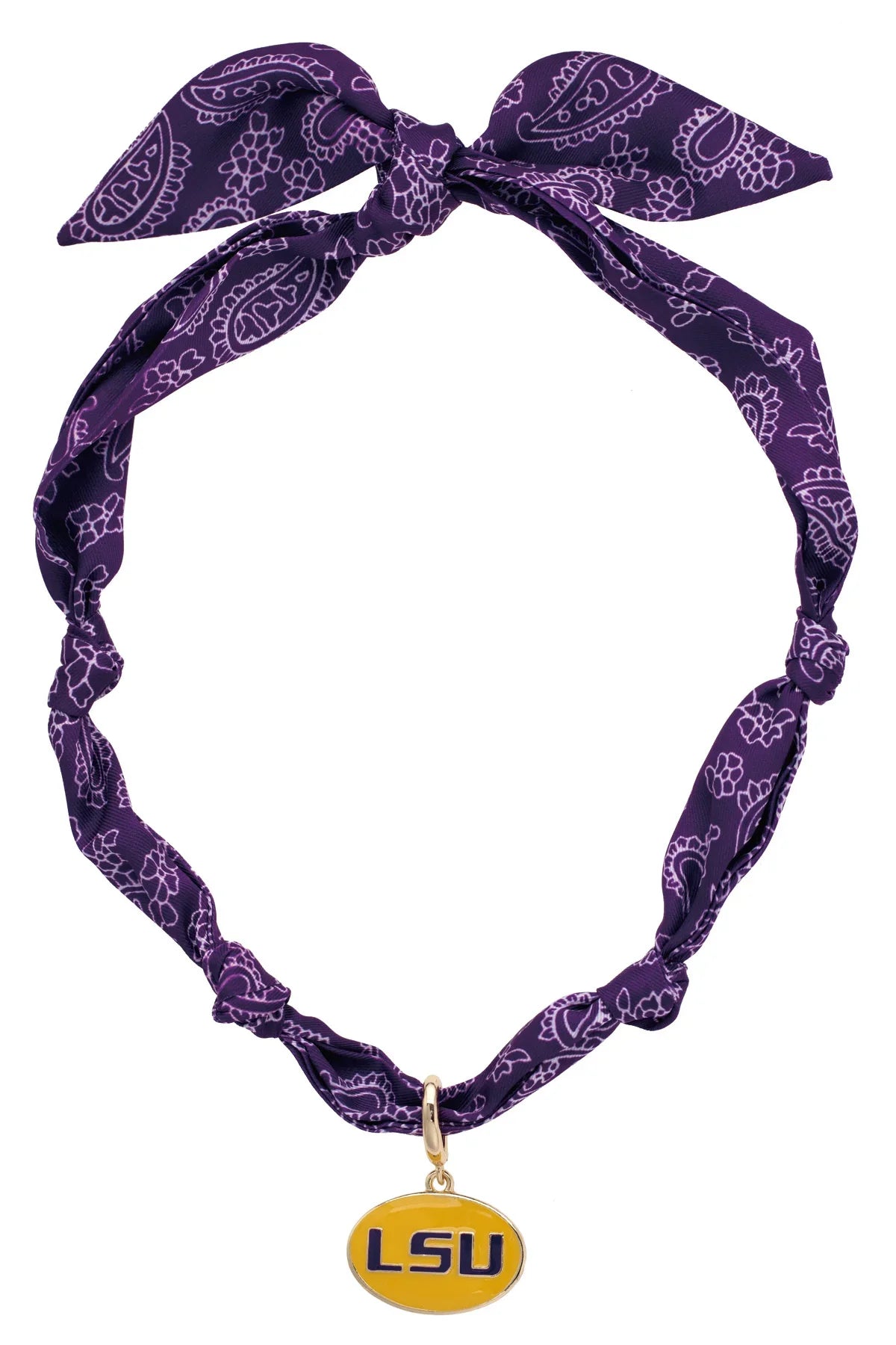 LSU Tigers Logo Bandana Scarf Necklace – Canvas Style