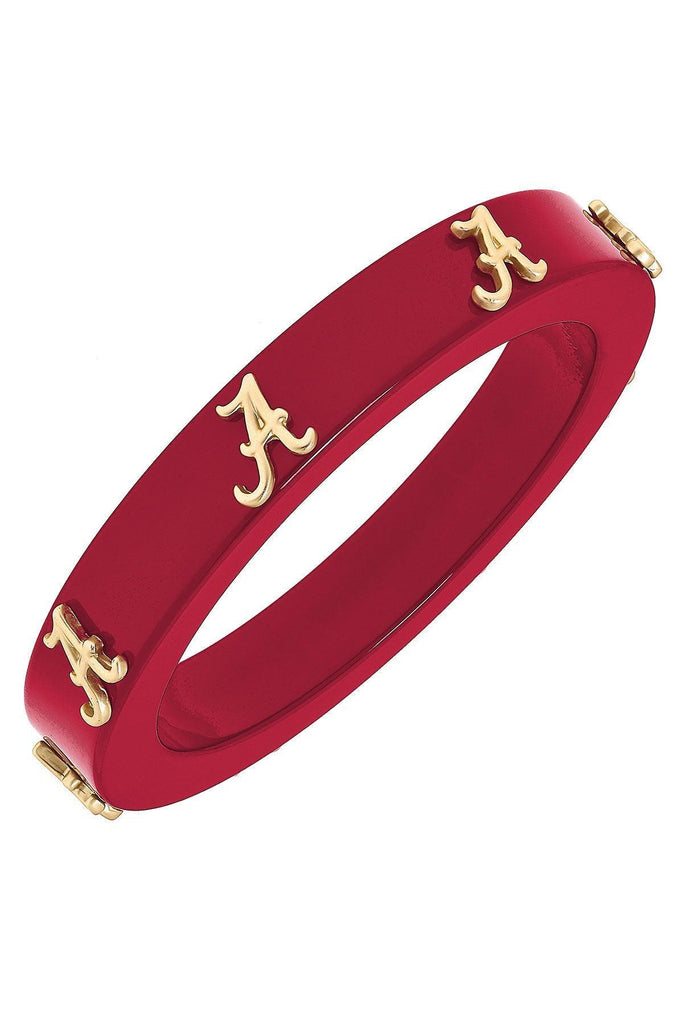 Alabama Crimson Tide Resin Logo Bangle - FINAL SALE - Canvas Style