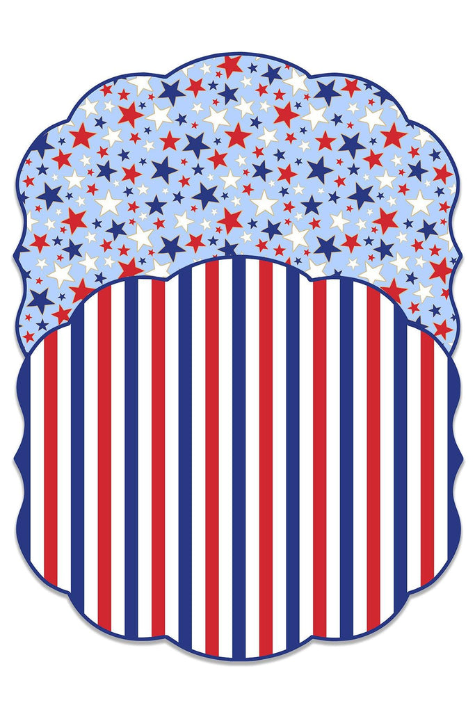 Americana Double-Sided Paper Placemats (Set of 12) - Canvas Style