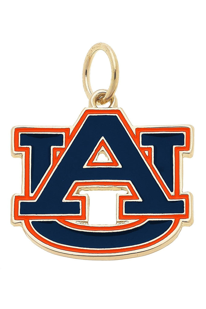 Auburn Tigers Enamel Logo Charm - Canvas Style