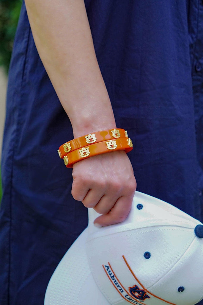 Auburn Tigers Resin Logo Bangle - FINAL SALE - Canvas Style