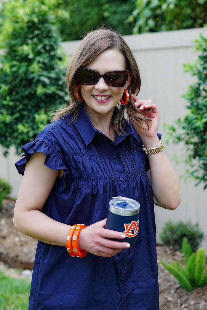 Auburn Tigers Resin Logo Bangle - FINAL SALE - Canvas Style