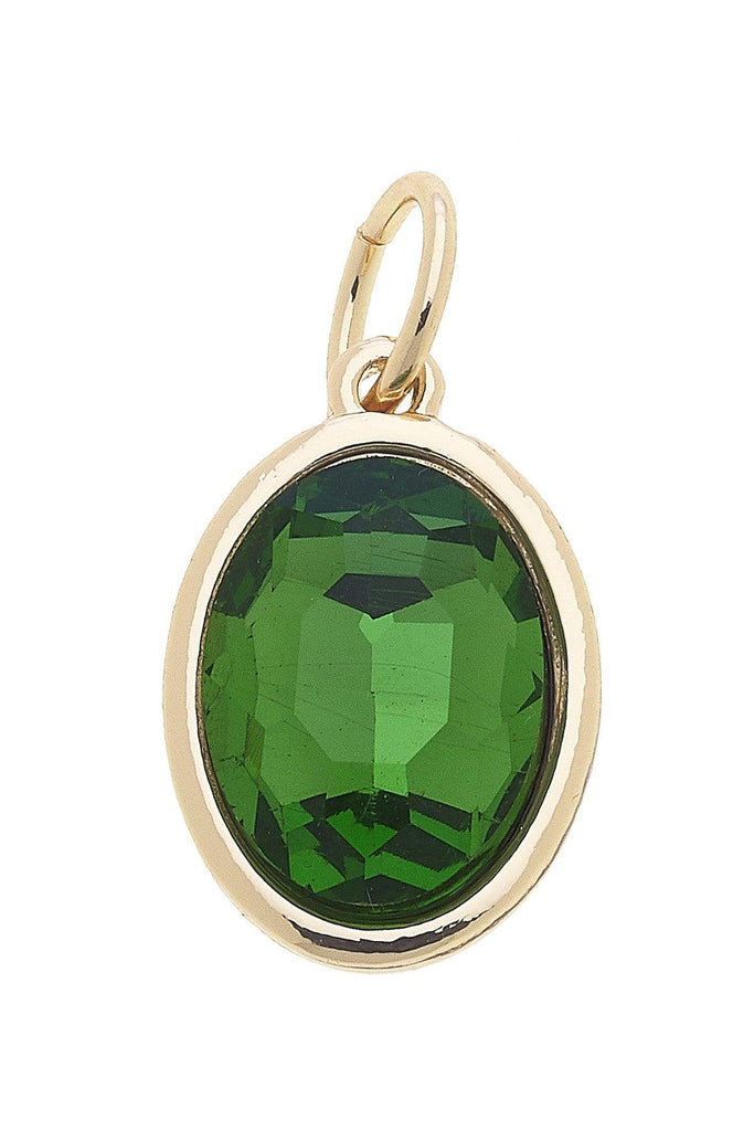 August Birthstone Charm in Peridot - Canvas Style