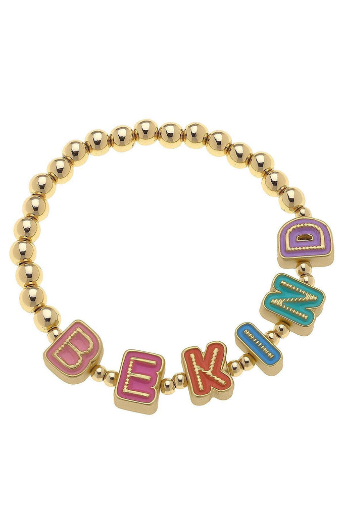 Be Kind Children's Stretch Bracelet - Canvas Style