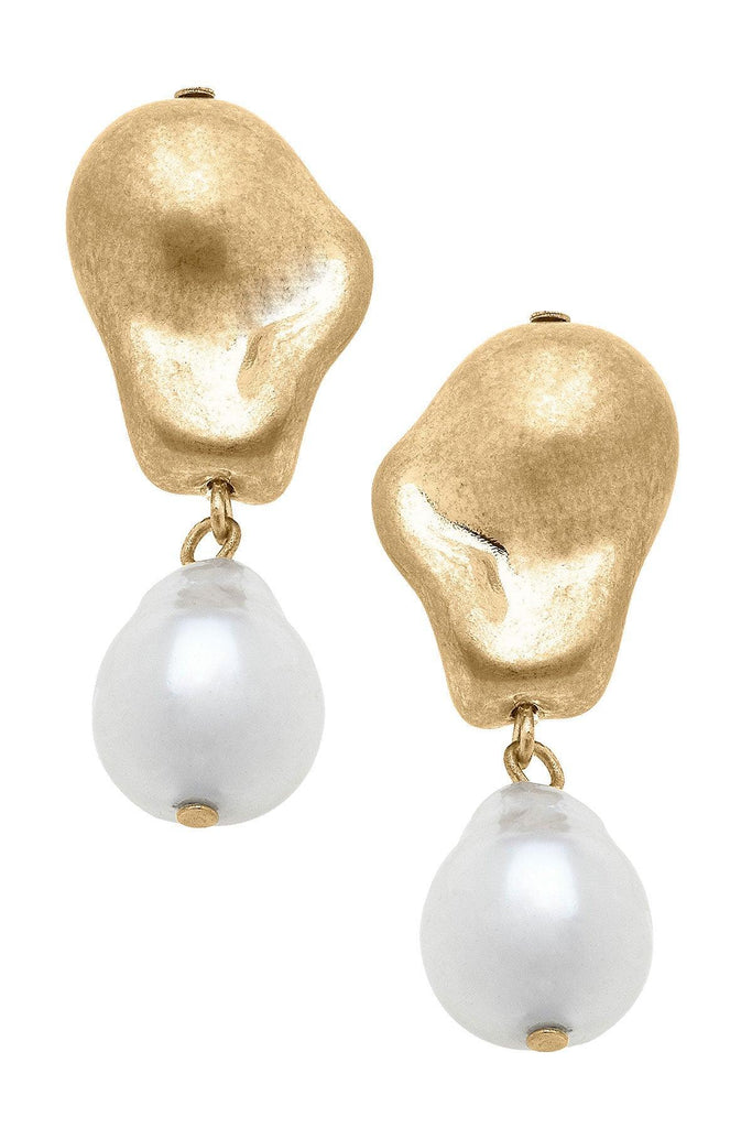 Bentley Freshwater Pearl Drop Earrings - Canvas Style