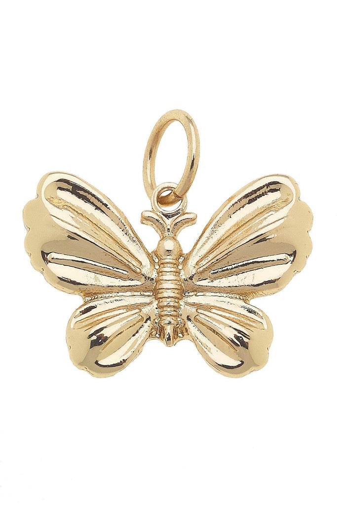 Butterfly Charm in Shiny Gold - Canvas Style