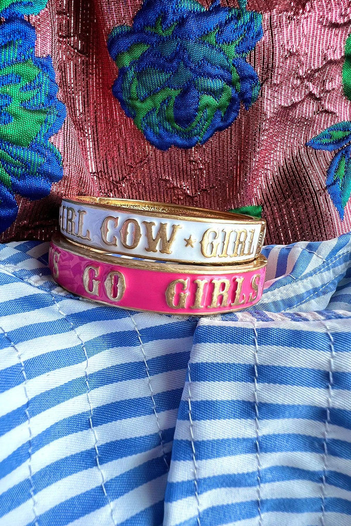 CANVAS Style x AP Style Cowgirl Bangle in White - Canvas Style