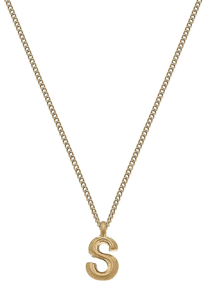 Coco Initial Necklace - Canvas Style