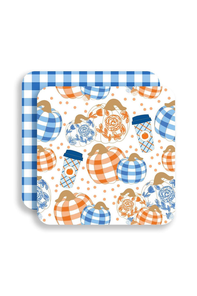 CS x For Pete's Sake Pottery Happy Fall Double-Sided Thick Paper Coaster (Set of 8) - Canvas Style