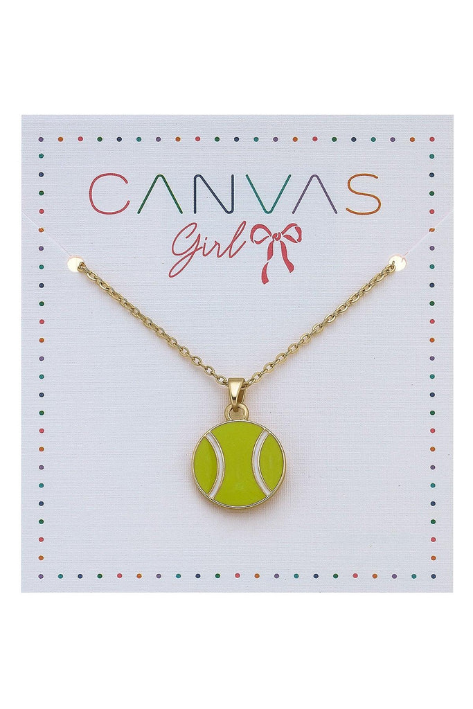 Eloise Tennis Children's Necklace - Canvas Style