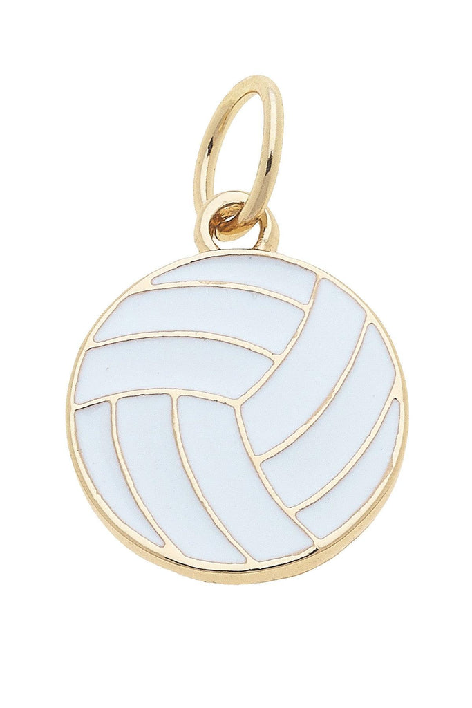 Enamel Volleyball Charm - Canvas Style