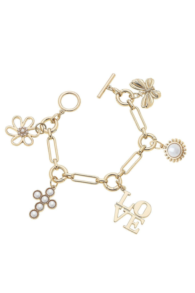 Favorite Things Premade Charm Bracelet - Canvas Style