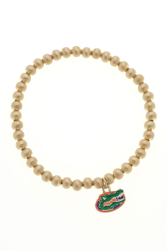 Florida Gators Ball Bead Stretch Bracelet - Canvas Style