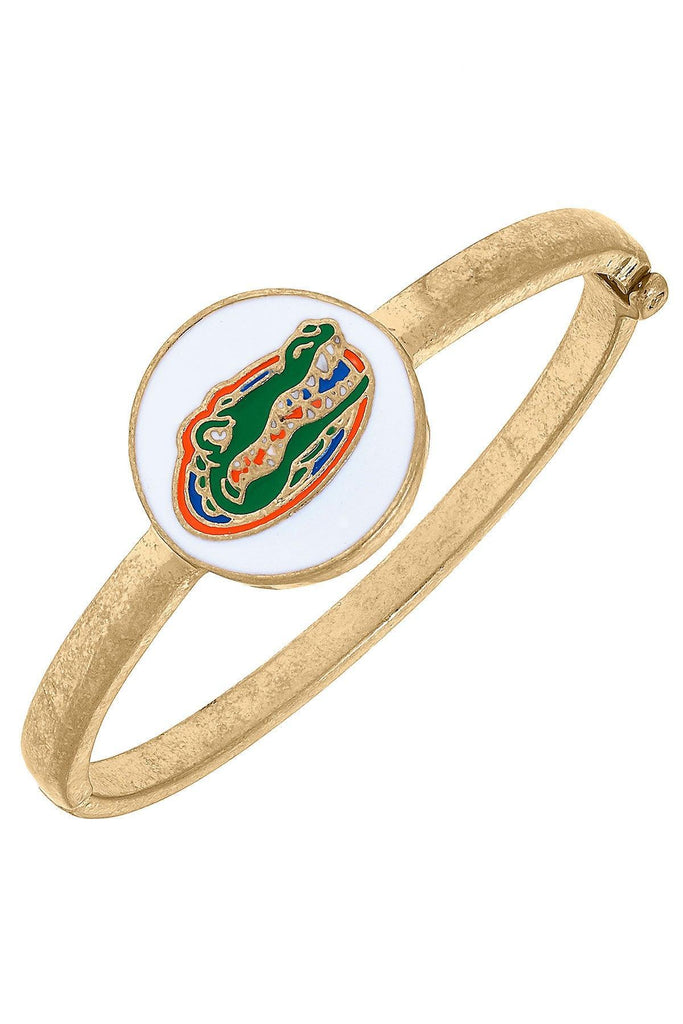 Florida Gators Enamel Statement Hinge Bangle - FINAL SALE - Canvas Style