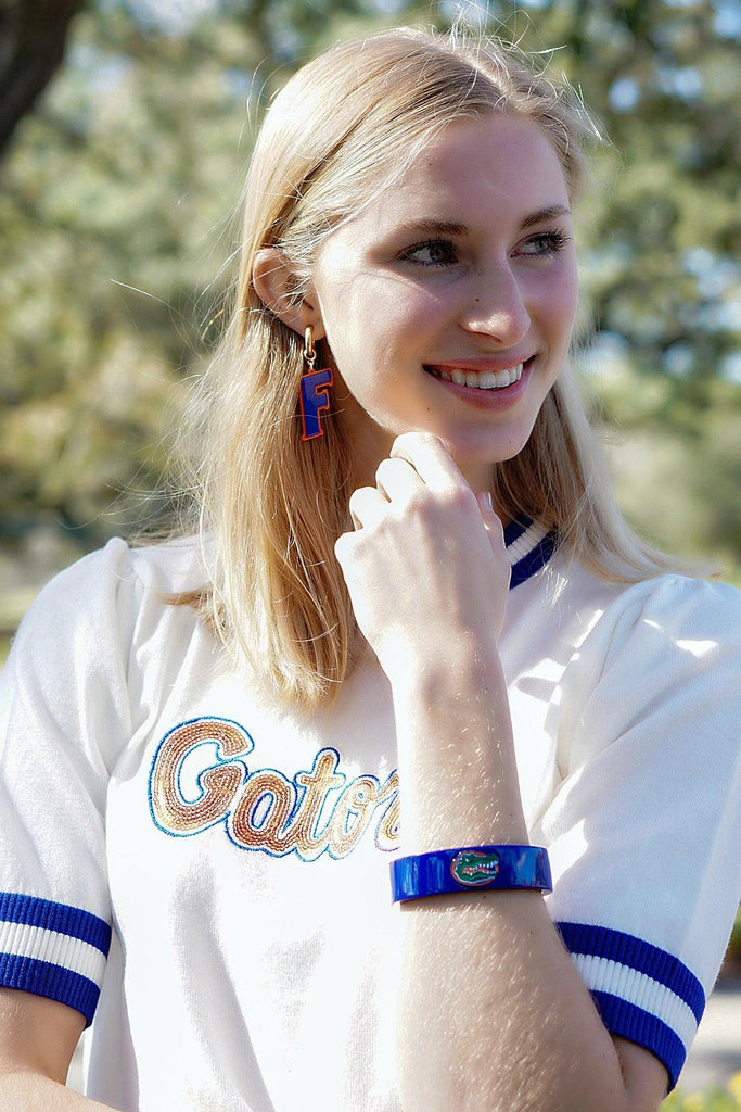 Florida Gators Resin Logo Cuff Bracelet - Canvas Style