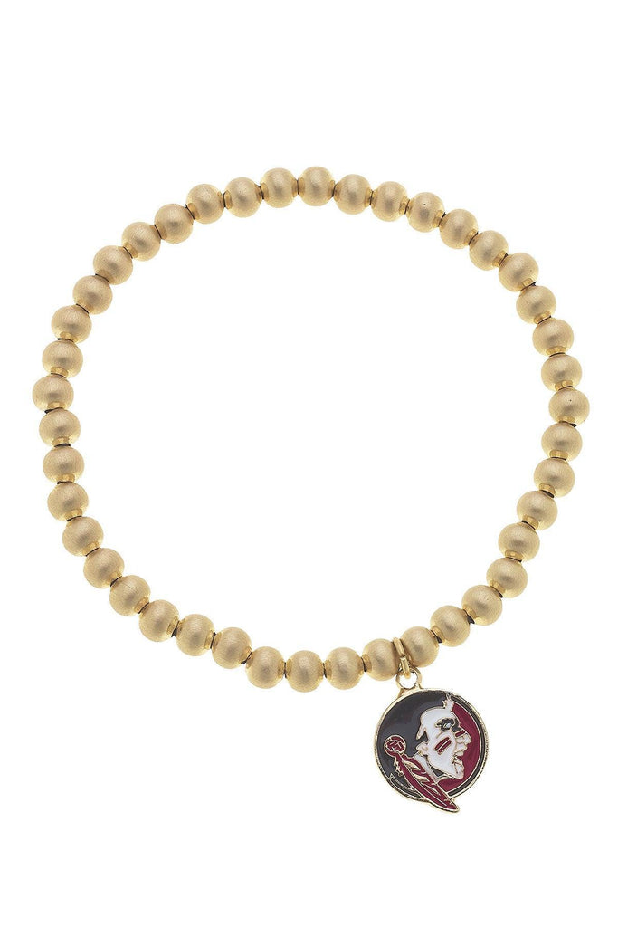 Florida State Seminoles Ball Bead Stretch Bracelet - Canvas Style