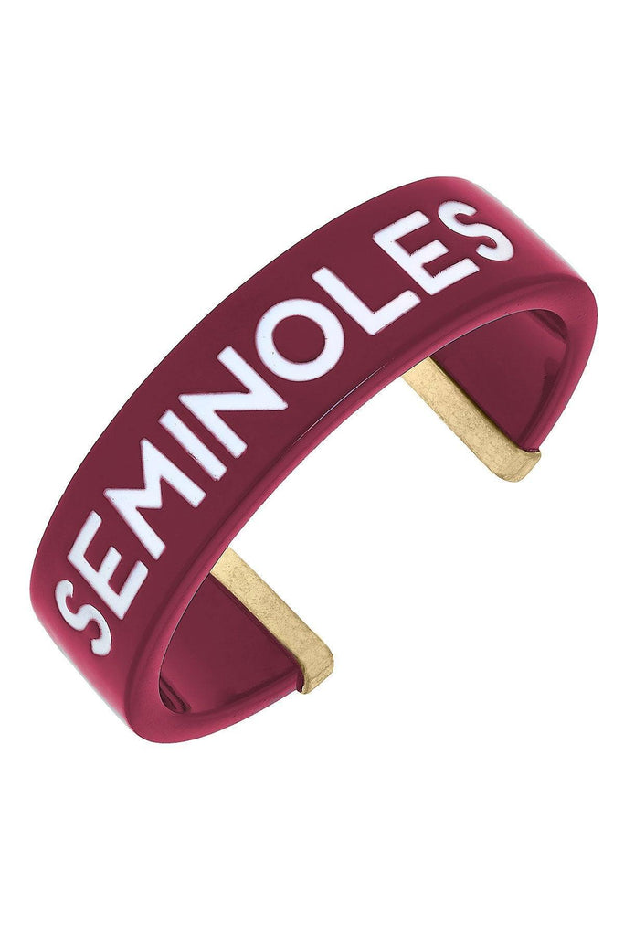 Florida State Seminoles Resin Cuff Bracelet - Canvas Style