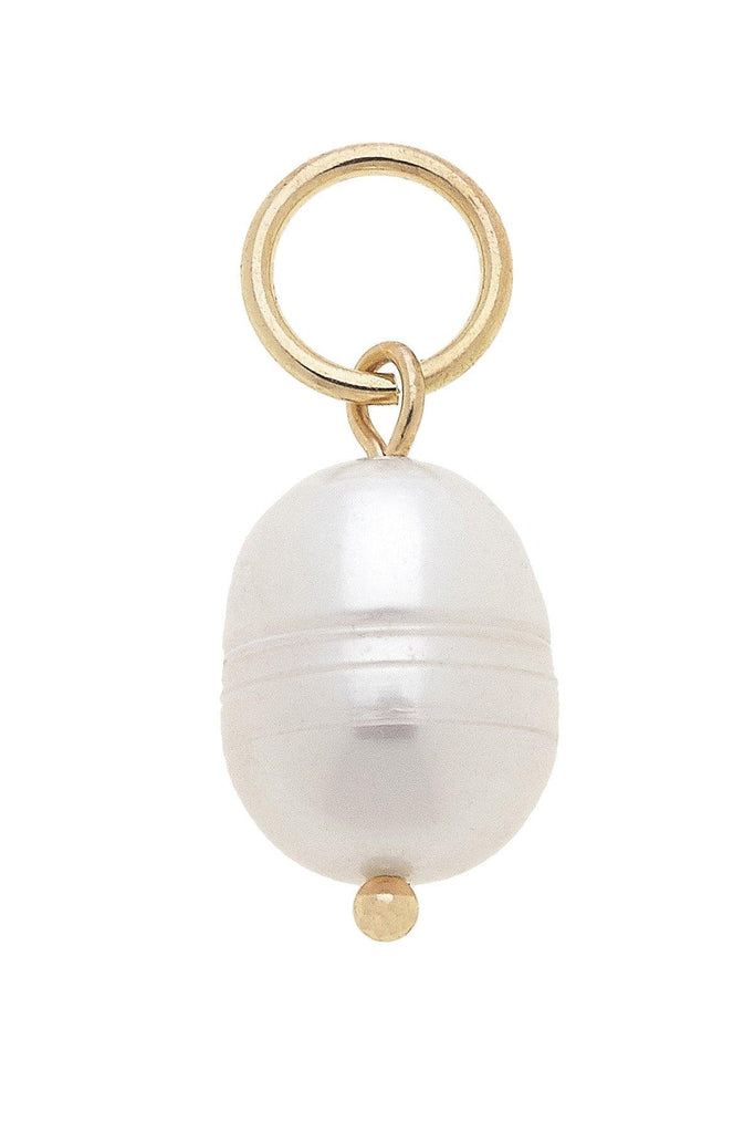 Freshwater Pearl Charm in Ivory - Canvas Style