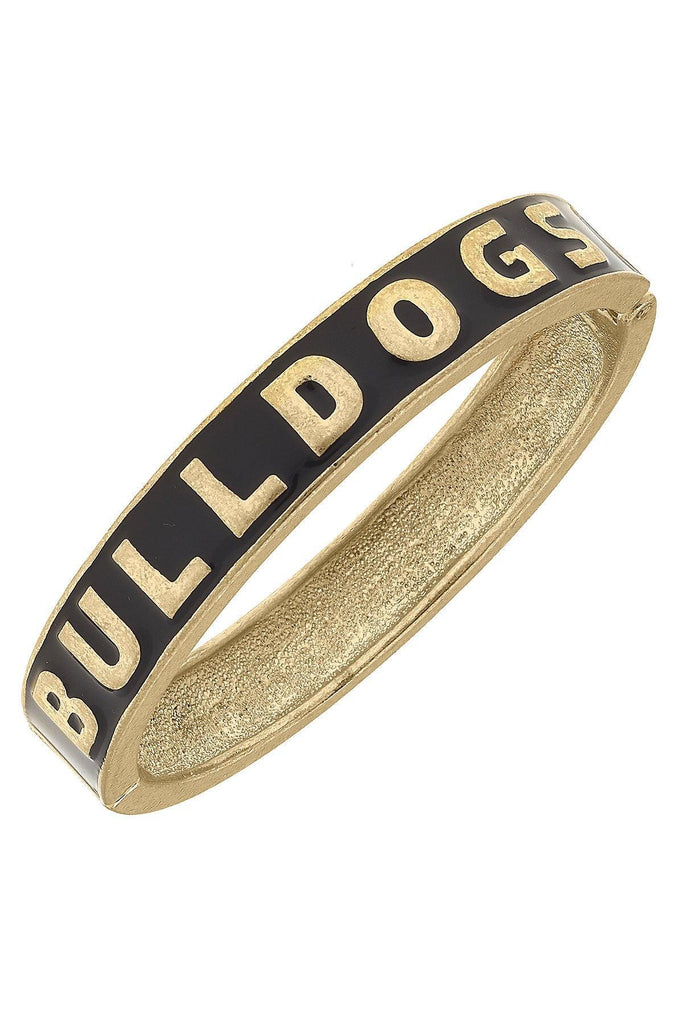 Georgia Bulldogs Enamel Hinge Bangle - Canvas Style