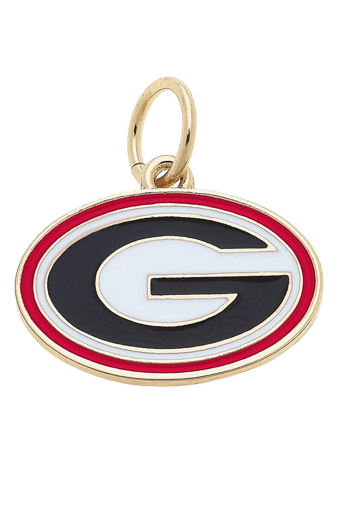 Georgia Bulldogs Enamel Logo Charm - Canvas Style