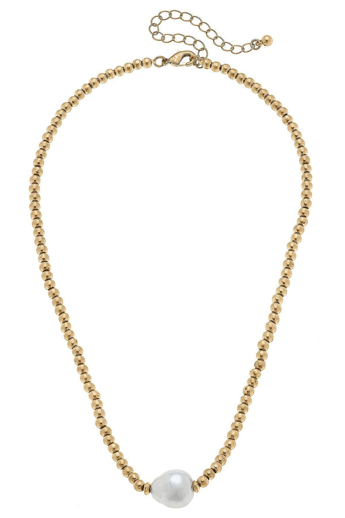 Greta Freshwater Pearl Necklace - Canvas Style