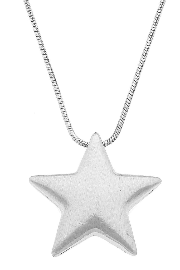 Icon Puffed Star Necklace - Canvas Style