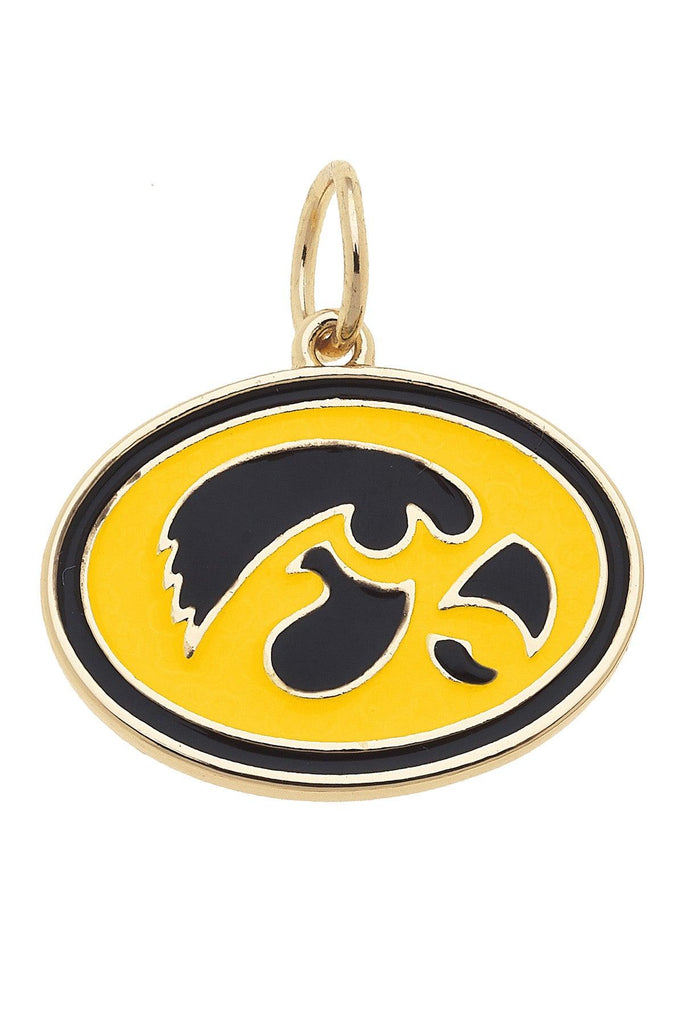 Iowa Hawkeyes Enamel Logo Charm - Canvas Style