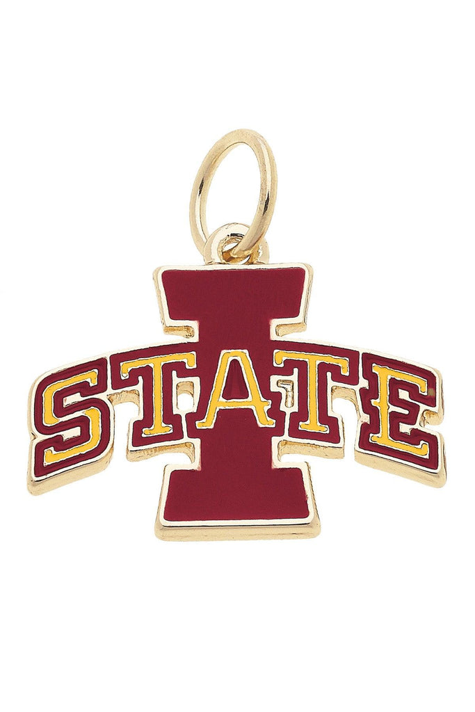 Iowa State Cyclones Enamel Logo Charm - Canvas Style