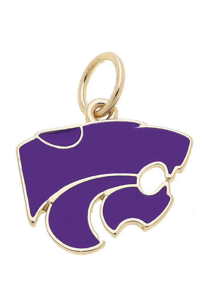 Kansas State Wildcats Enamel Logo Charm - Canvas Style