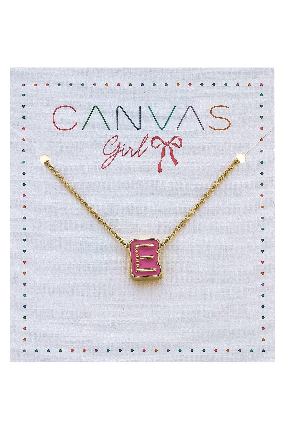 Kayla Children's Initial Necklace FINAL SALE – Canvas Style