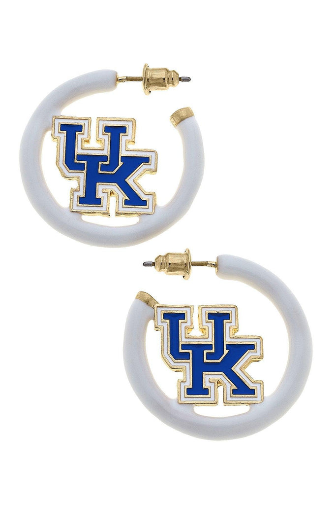 Kentucky Wildcats Enamel Logo Earrings - Canvas Style