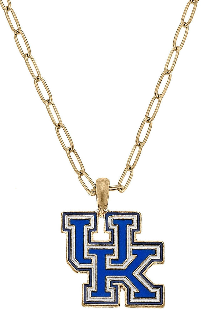 Kentucky Wildcats Enamel Pendant Necklace - Canvas Style