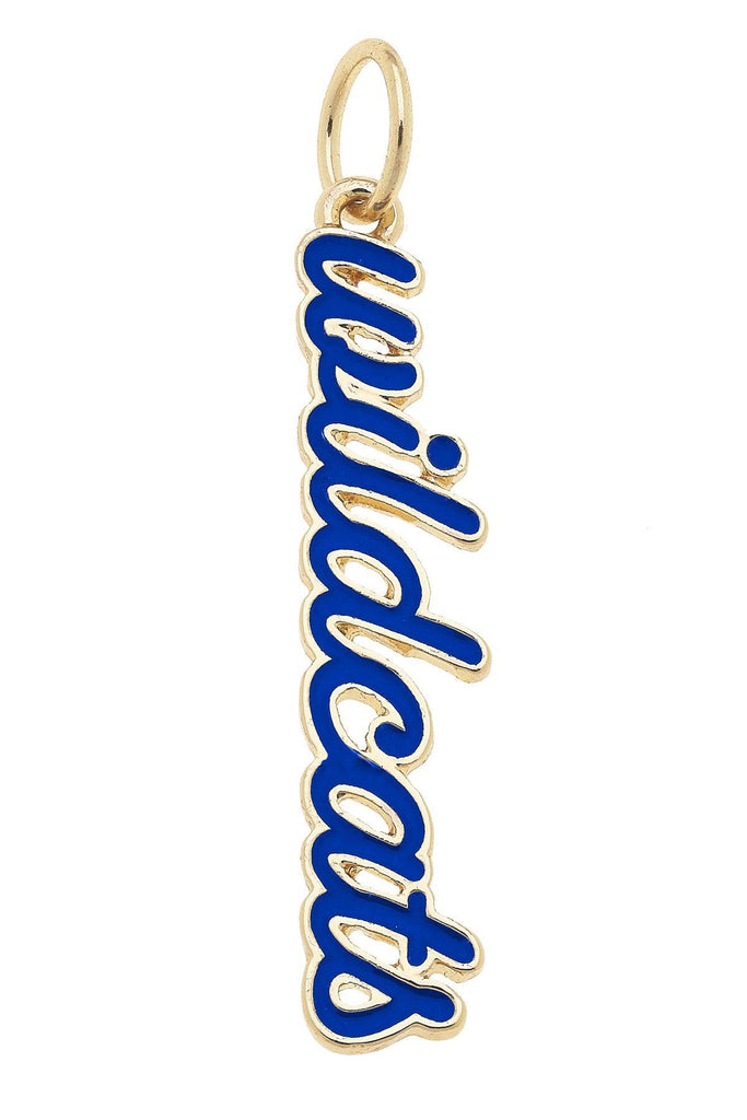 Kentucky Wildcats Enamel Script Charm - Canvas Style