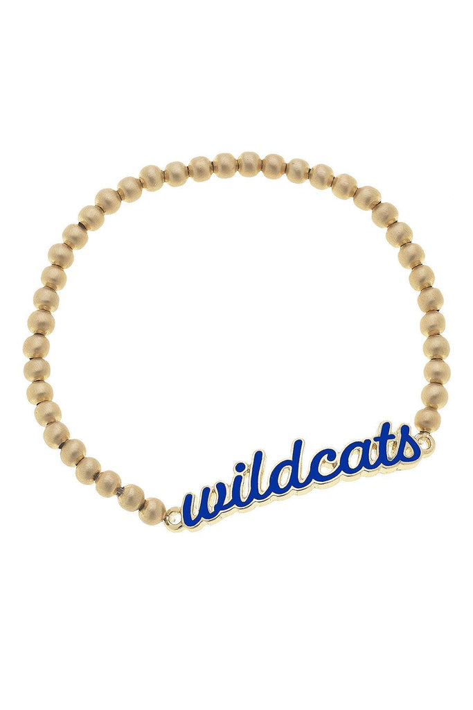 Kentucky Wildcats Enamel Script Stretch Bracelet - Canvas Style