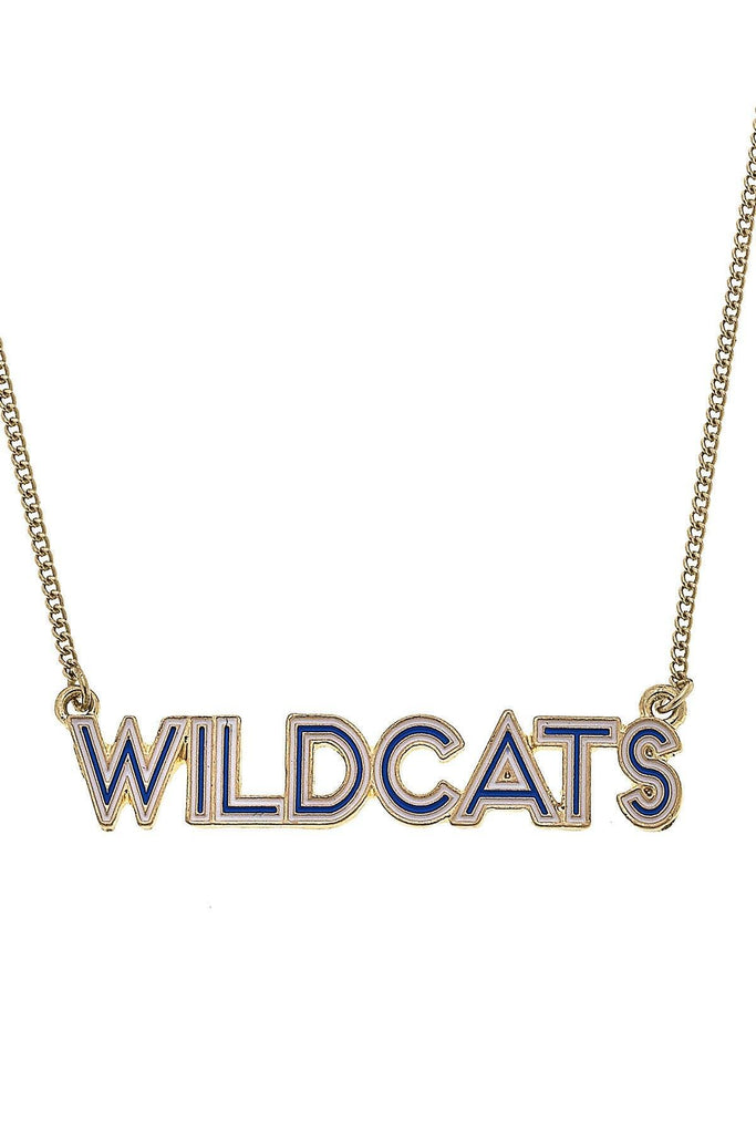 Kentucky Wildcats Outline Enamel Necklace - Canvas Style