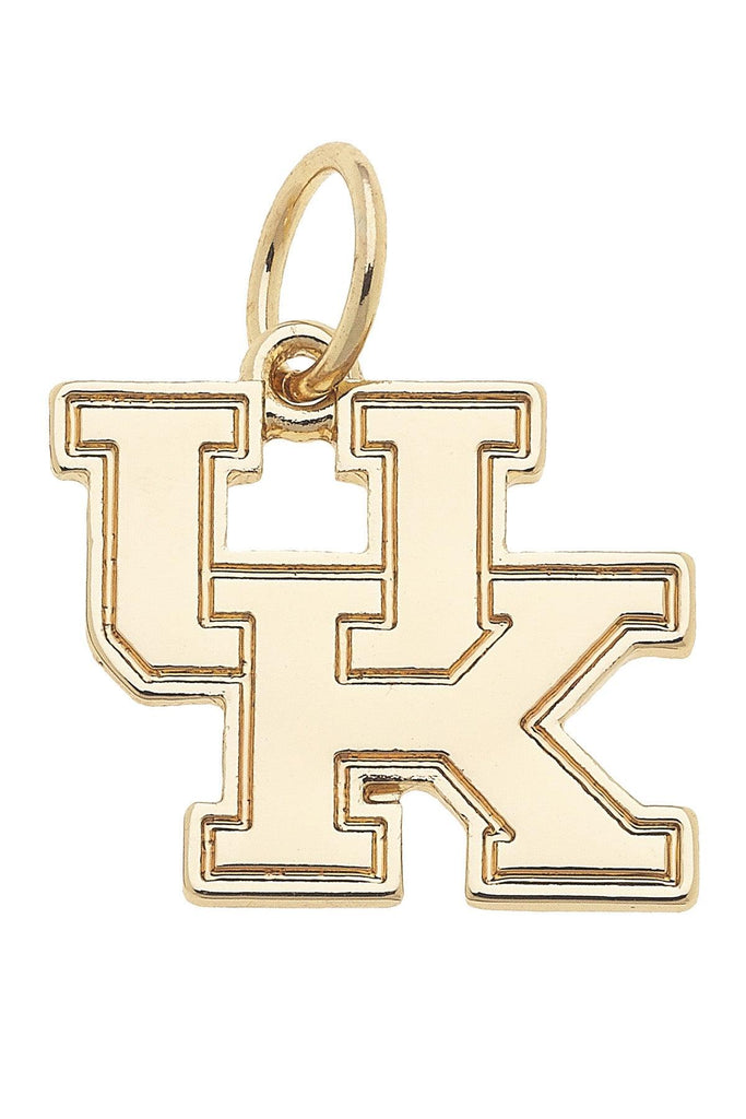 Kentucky Wildcats Shiny Gold Logo Charm - Canvas Style