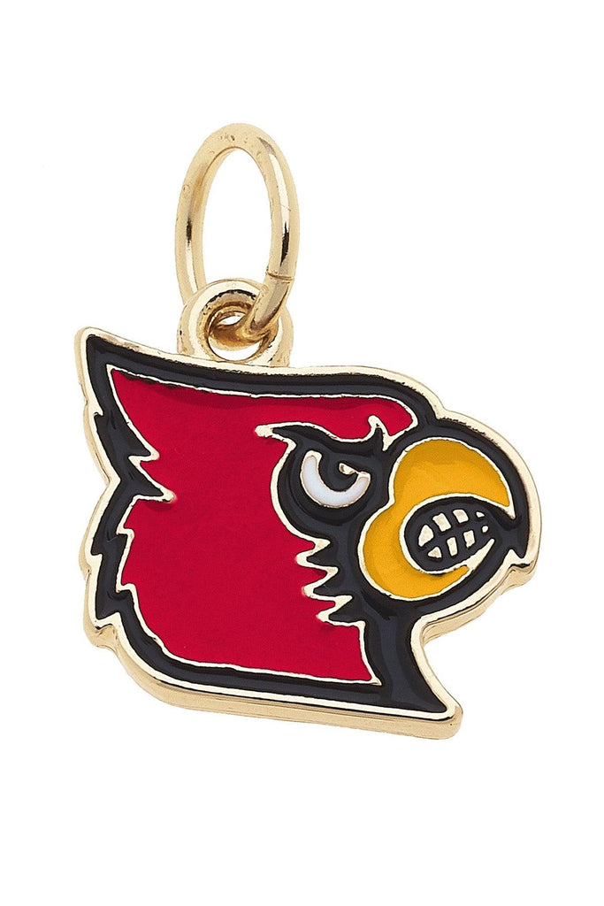 Louisville Cardinals Enamel Logo Charm - Canvas Style