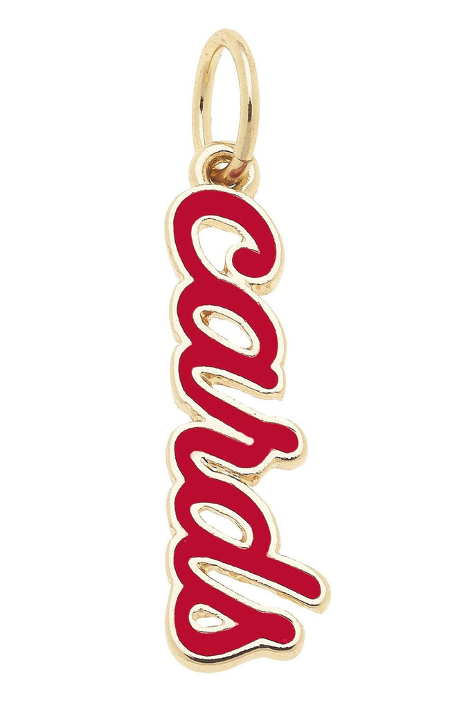 Louisville Cardinals Enamel Script Charm - Canvas Style