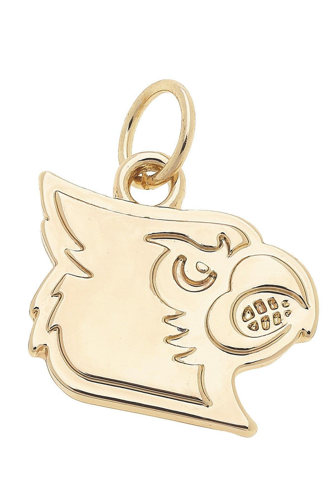 Louisville Cardinals Shiny Gold Logo Charm - Canvas Style