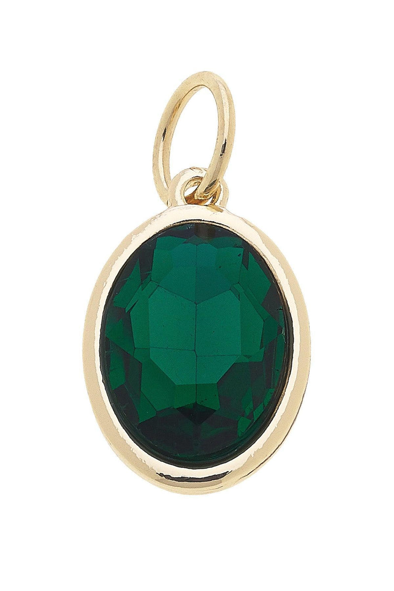 5mm Round CZ Stud Earrings For Children In 14K White Gold With Screw On Backs - May Birthstone - Foto 2