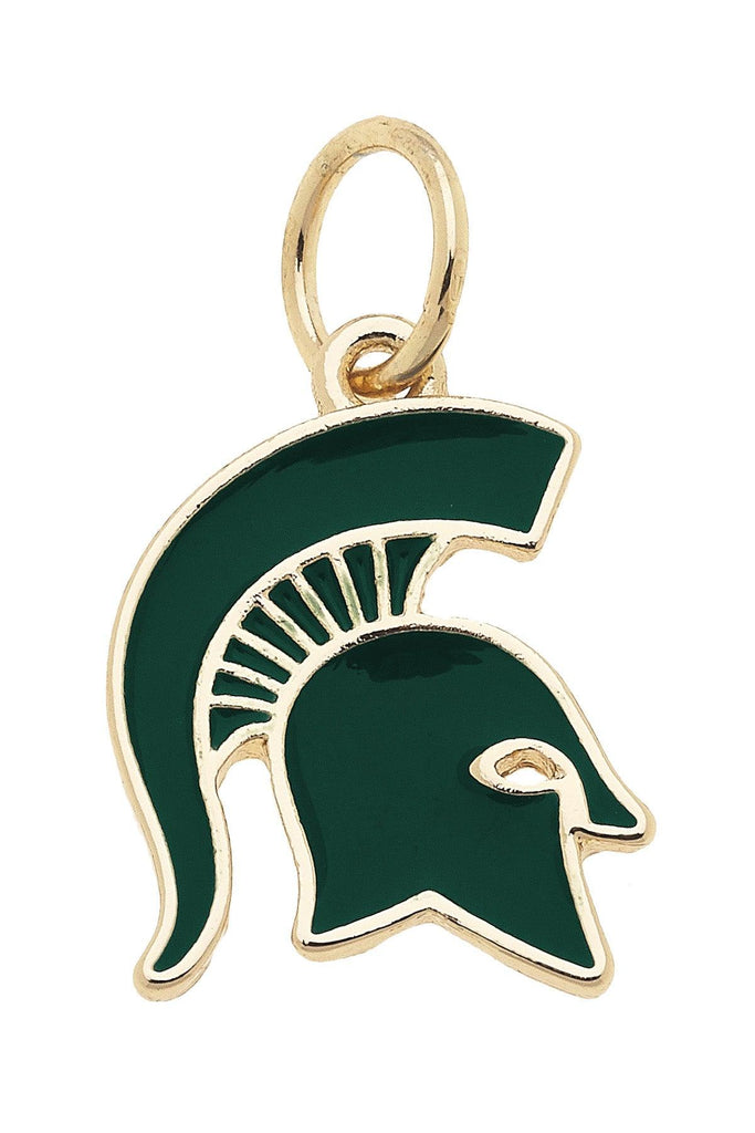 Michigan State Spartans Enamel Logo Charm - Canvas Style